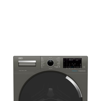 Defy 12kg Steamcure Front Loader Washing Machine Manhattan Grey