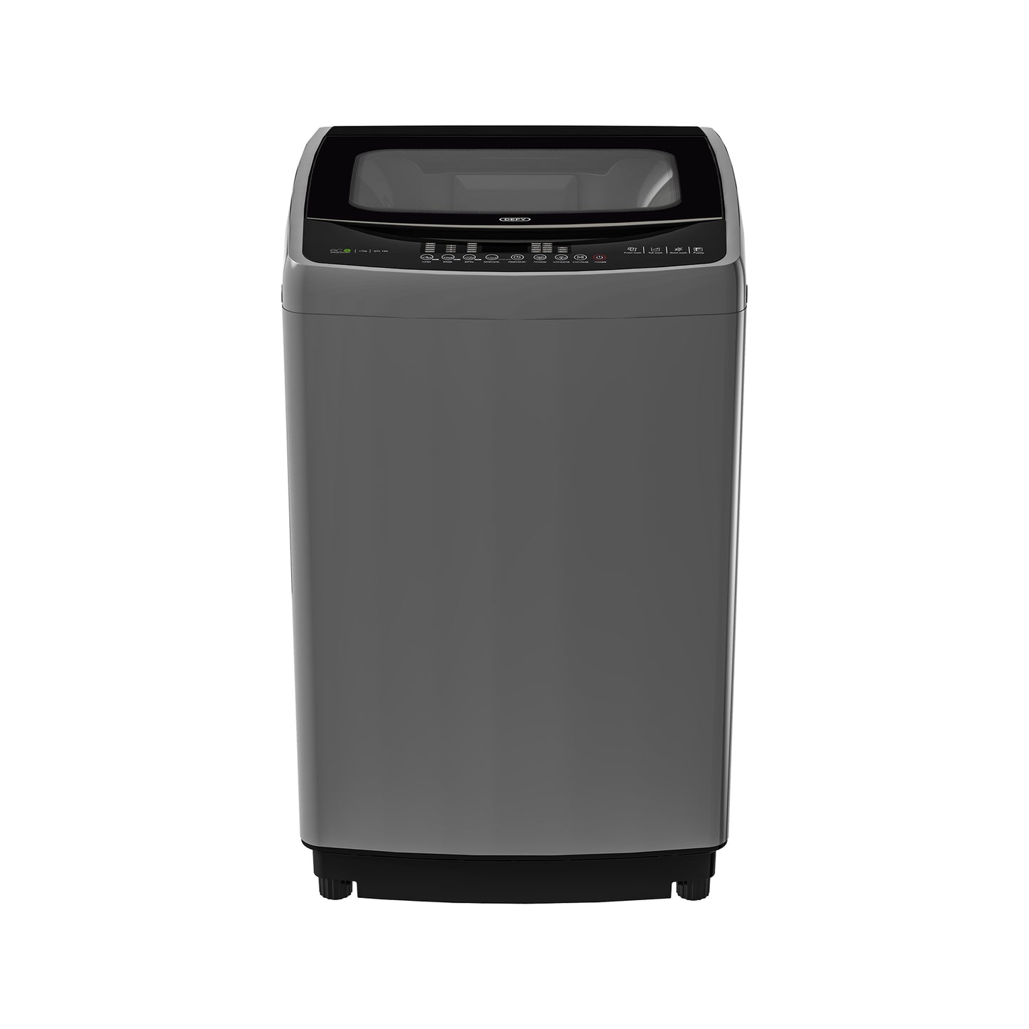 Defy 17KG Top Loader Washing Machine Metallic