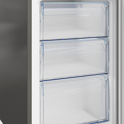 Defy 210Lt Fridge / Freezer Metallic