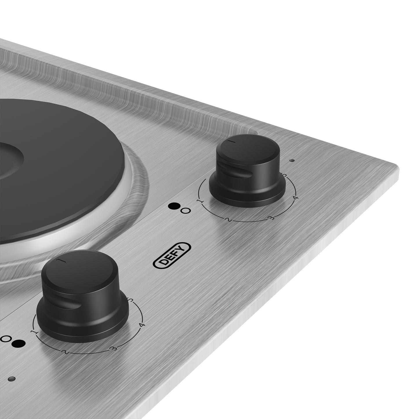 Defy 2 Plate Solid Hob Silver
