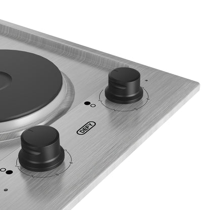 Defy 2 Plate Solid Hob Silver