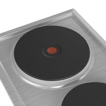 Defy 2 Plate Solid Hob Silver