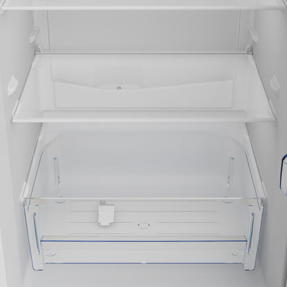 Defy 303L Bottom Freezer Fridge/Freezer - Metallic