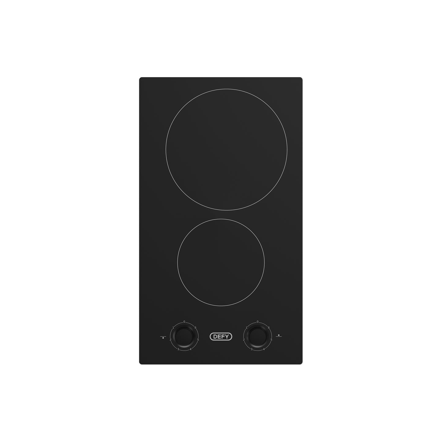 Defy 30cm Vitroceramic Hob Black