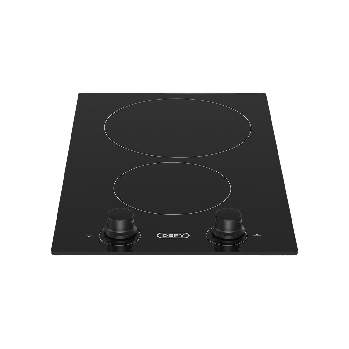 Defy 30cm Vitroceramic Hob Black