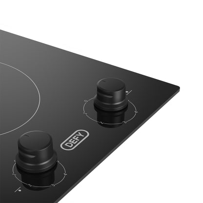 Defy 30cm Vitroceramic Hob Black