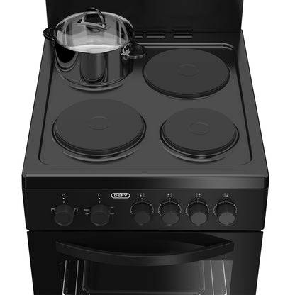 Defy 4 Plate Compact Stove Black