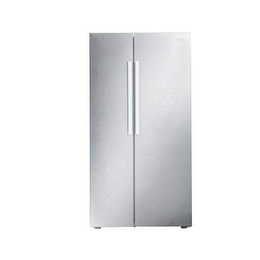 Defy 555Lt Side by Side Fridge & Freezer Silver