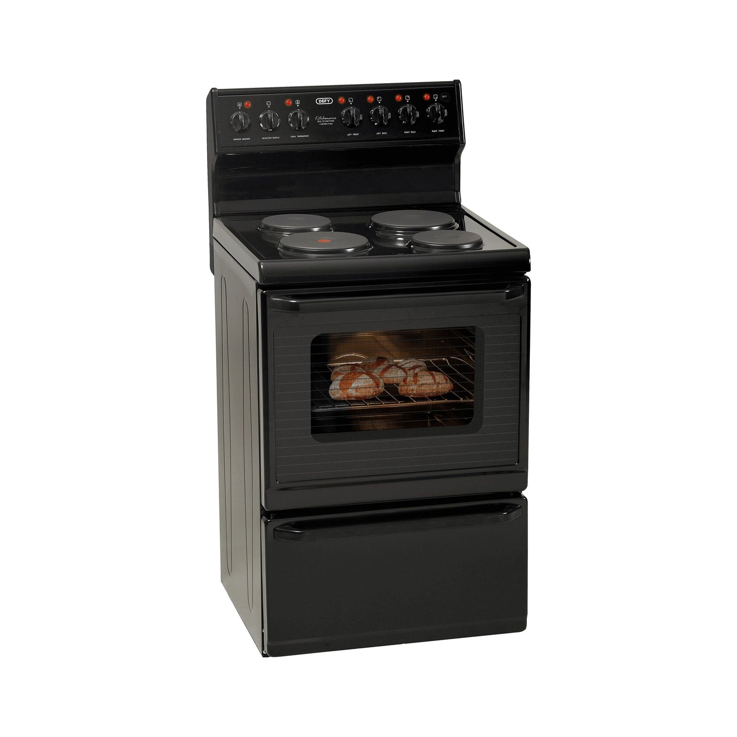 Defy 631lt Electric Multifunction Solid Plate Stove Black