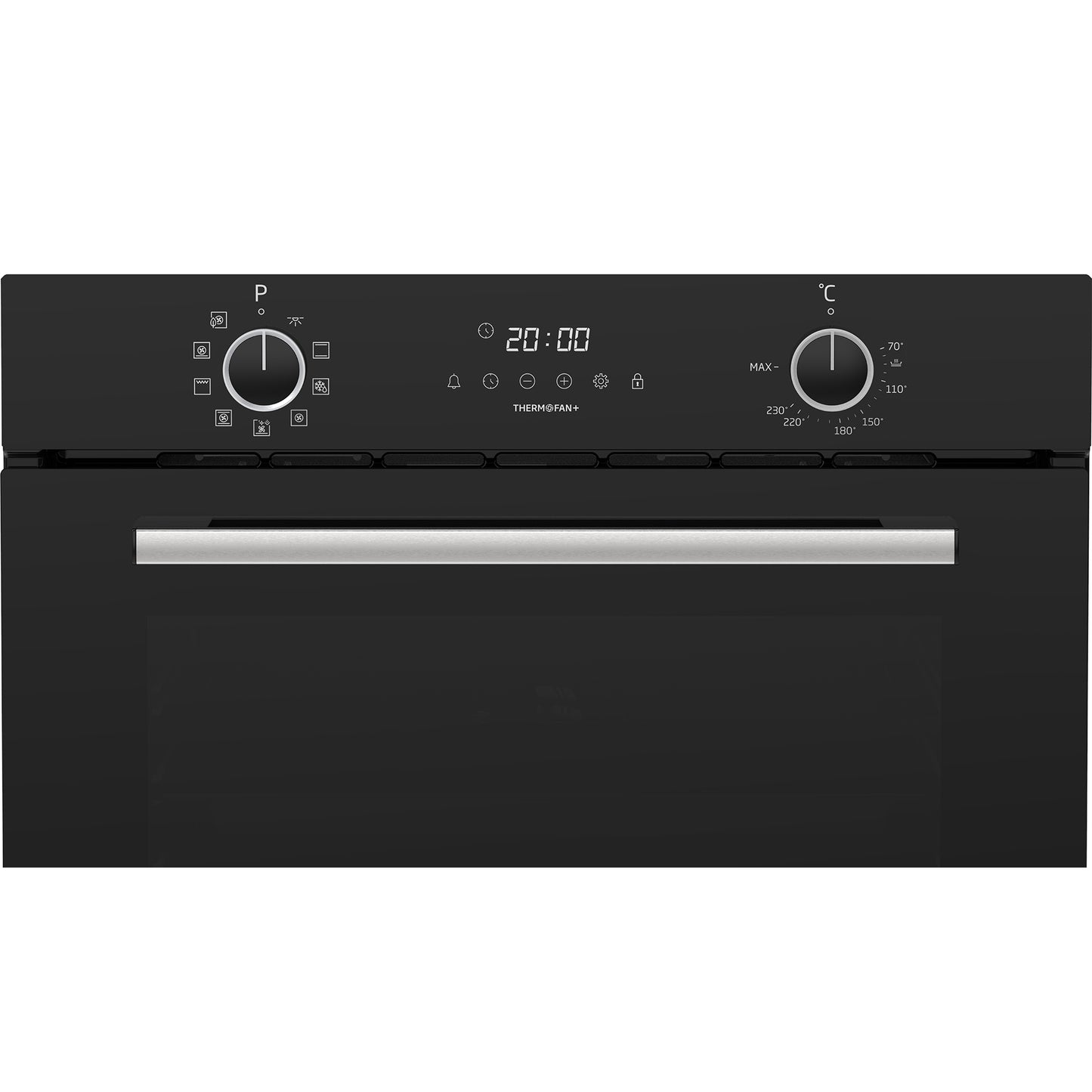 Defy 60cm Built-In Oven with Thermofan+ Black