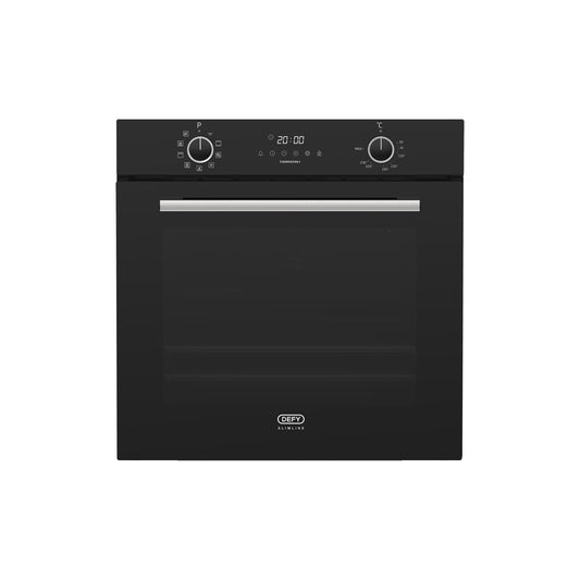 Defy 60cm Built-In Oven with Thermofan+ Black