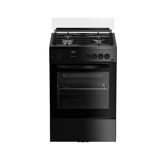 Defy 60cm Full Gas Stove Black