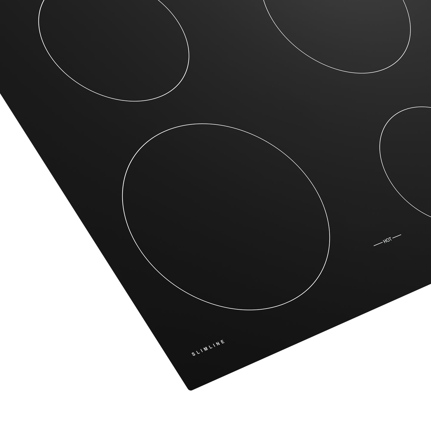 Defy 4 Plate Slimline Ceramic Hob Black