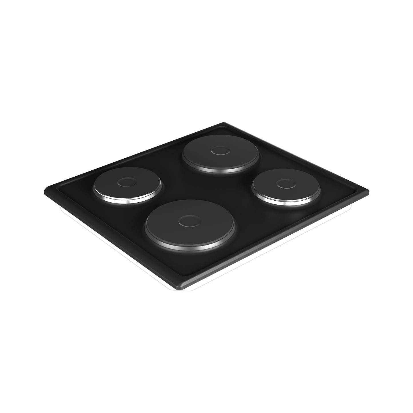 Defy 60cm Solid Electric Hob Black