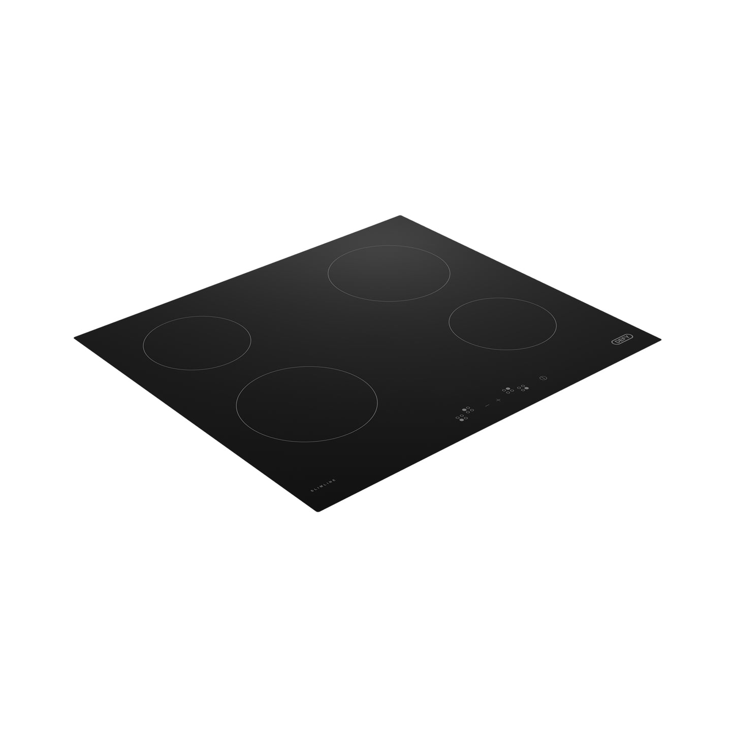 Defy 65cm Slimline Vitroceramic Hob Black