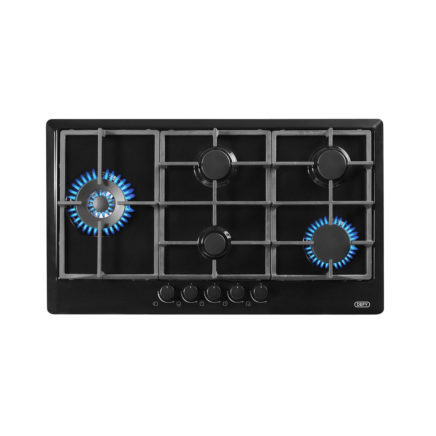 Defy Gemini Gas Hob with Wok Black – The Culinarium