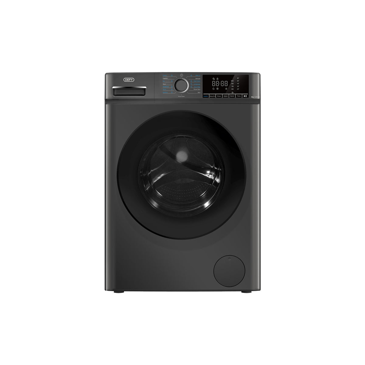 Defy 8kg Front Loader Washing Machine Manhattan Grey - DAW408