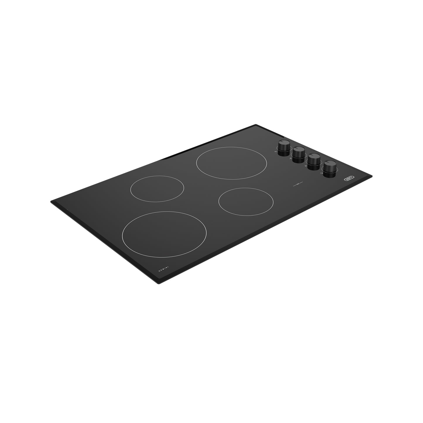 Defy 4 Plate Gemini Ceramic Hob Black