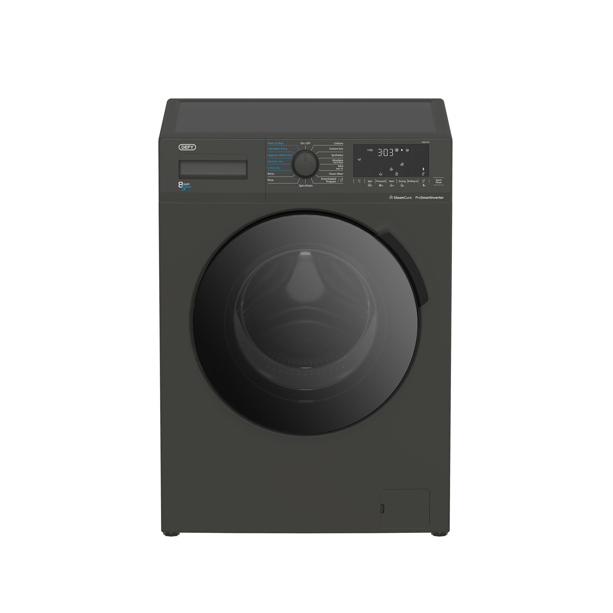 Defy Small Front Loader Defy 8/5kg Front Loader Washer Dryer Manhattan Grey – The Culinarium