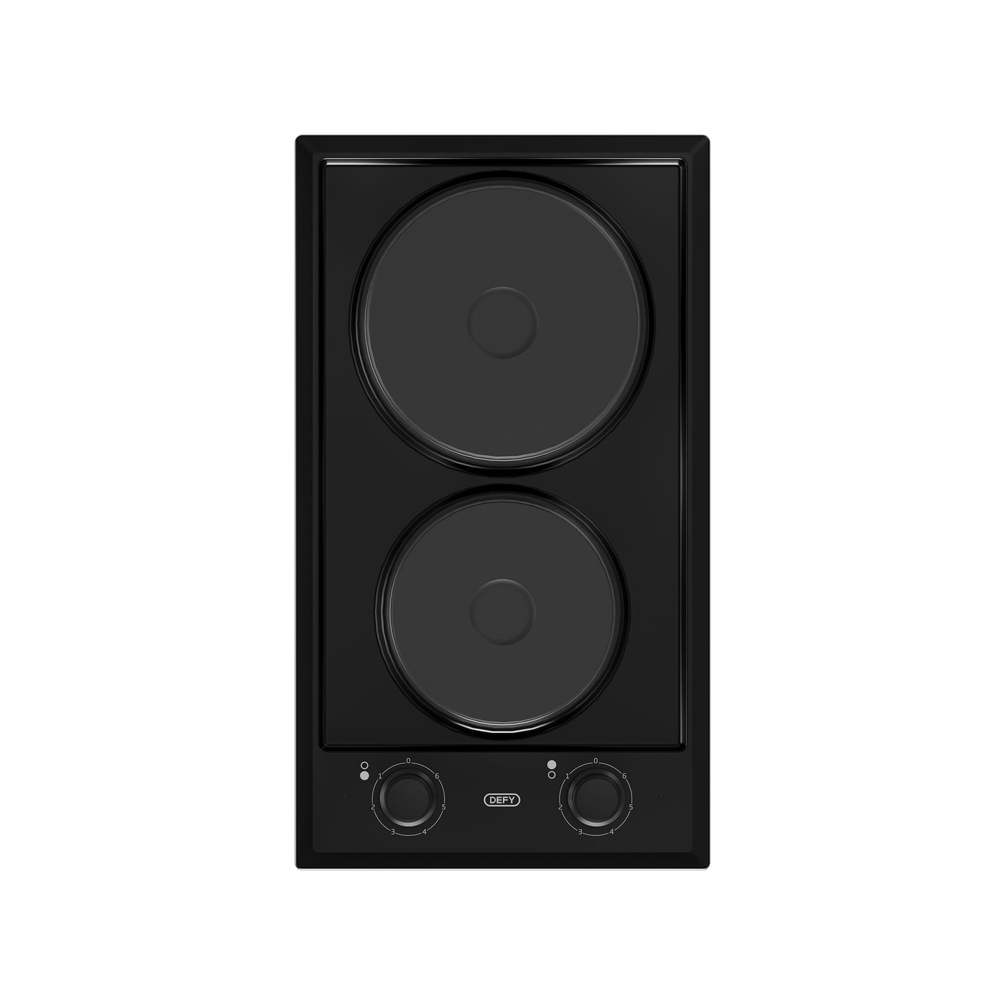 Defy 2 Plate Solid Hob Black