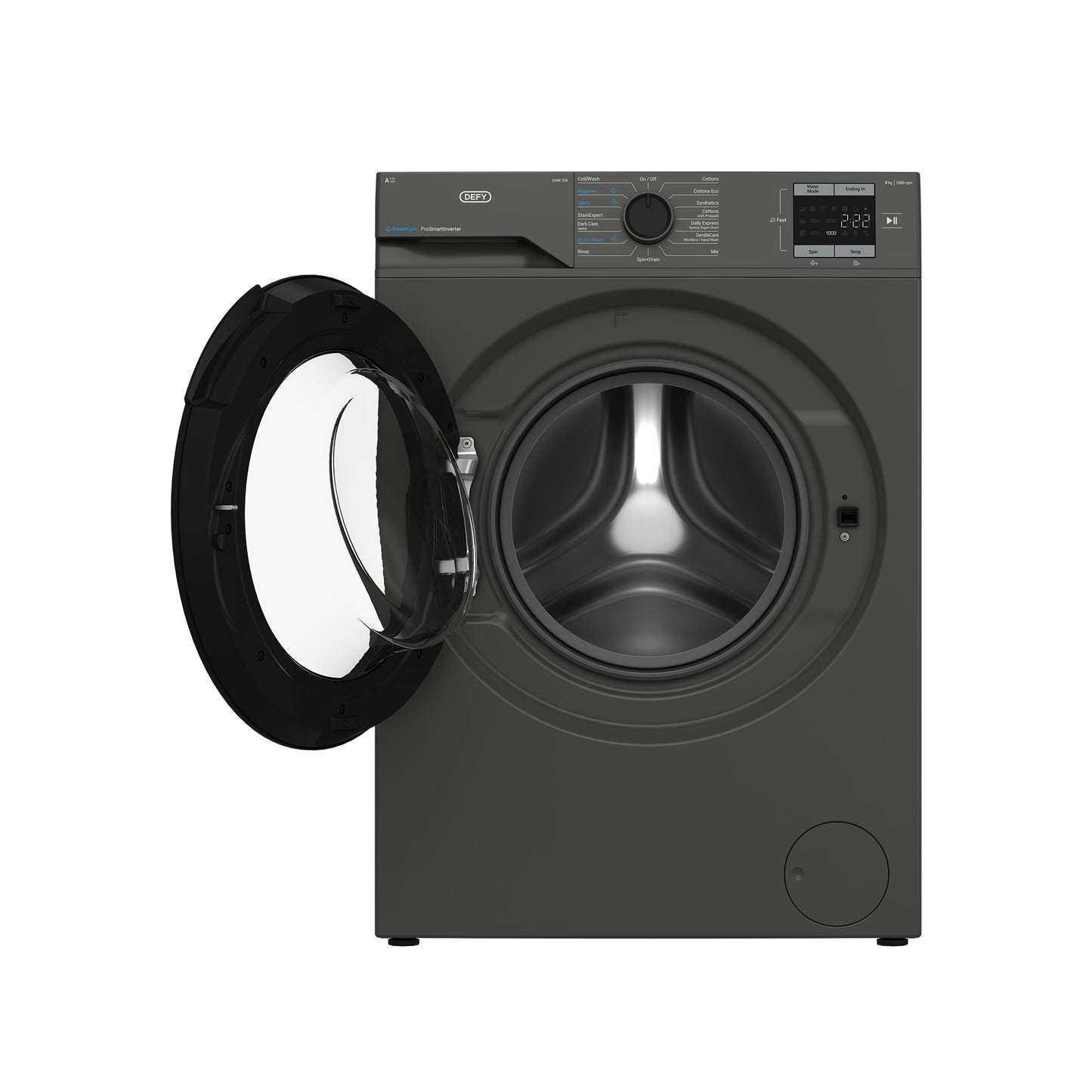 Defy 8kg Front Loader Washing Machine Manhatten Grey