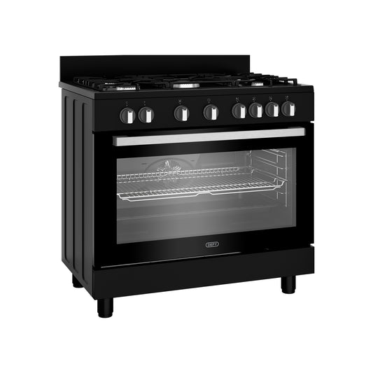 Defy 90cm Gas Electric Range Cooker Black
