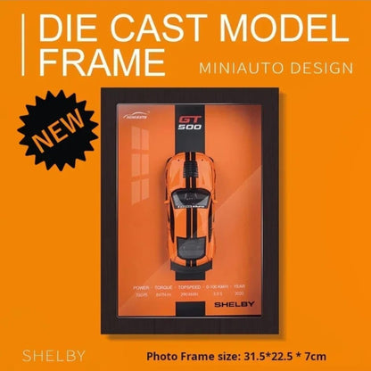 Die Cast Car Model Frame Orange