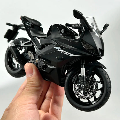 Diecast Motorcycle Model Black