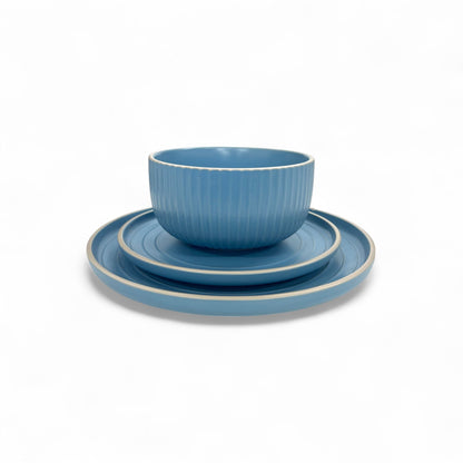 Kitchen Life 12 Piece Dinner Set Blue