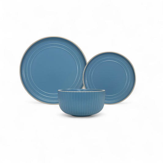 Kitchen Life 12 Piece Dinner Set Blue
