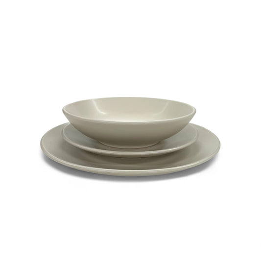 Kitchen Life 12 Piece Dinner Set Cream