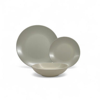 Kitchen Life 12 Piece Dinner Set Cream
