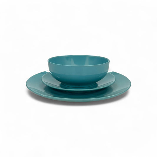 Kitchen Life 12 Piece Dinner Set Turquoise