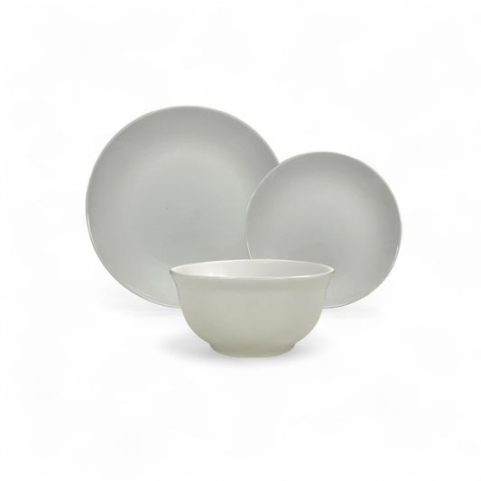 Kitchen Life 12 Piece Dinner Set Cream