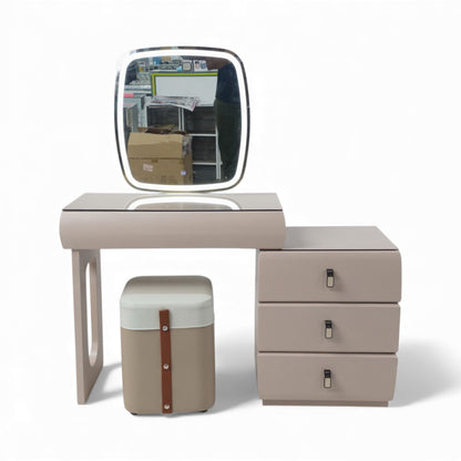 Dressing Table With Rectangle LED Mirror 9863
