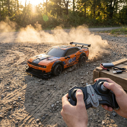 RC Drift Model Car Orange