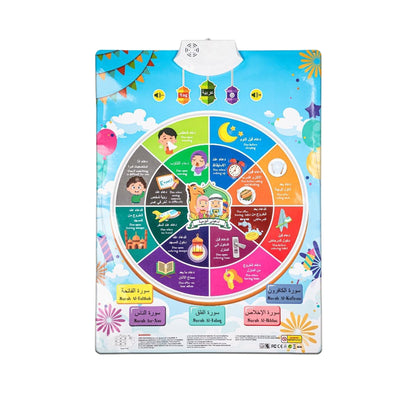 Du'a Wall Chart Multicoloured