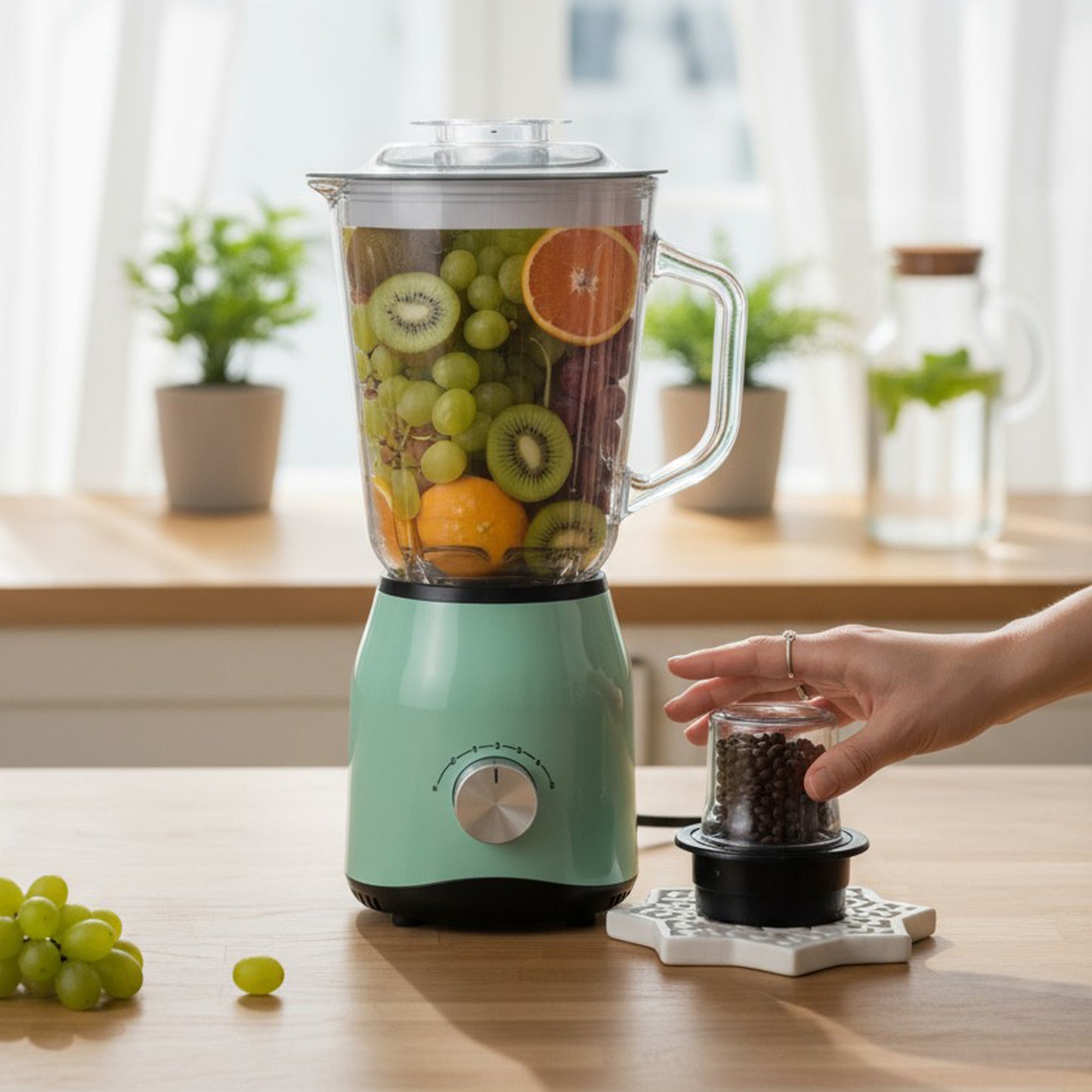Ecco 1500ml Blender Green