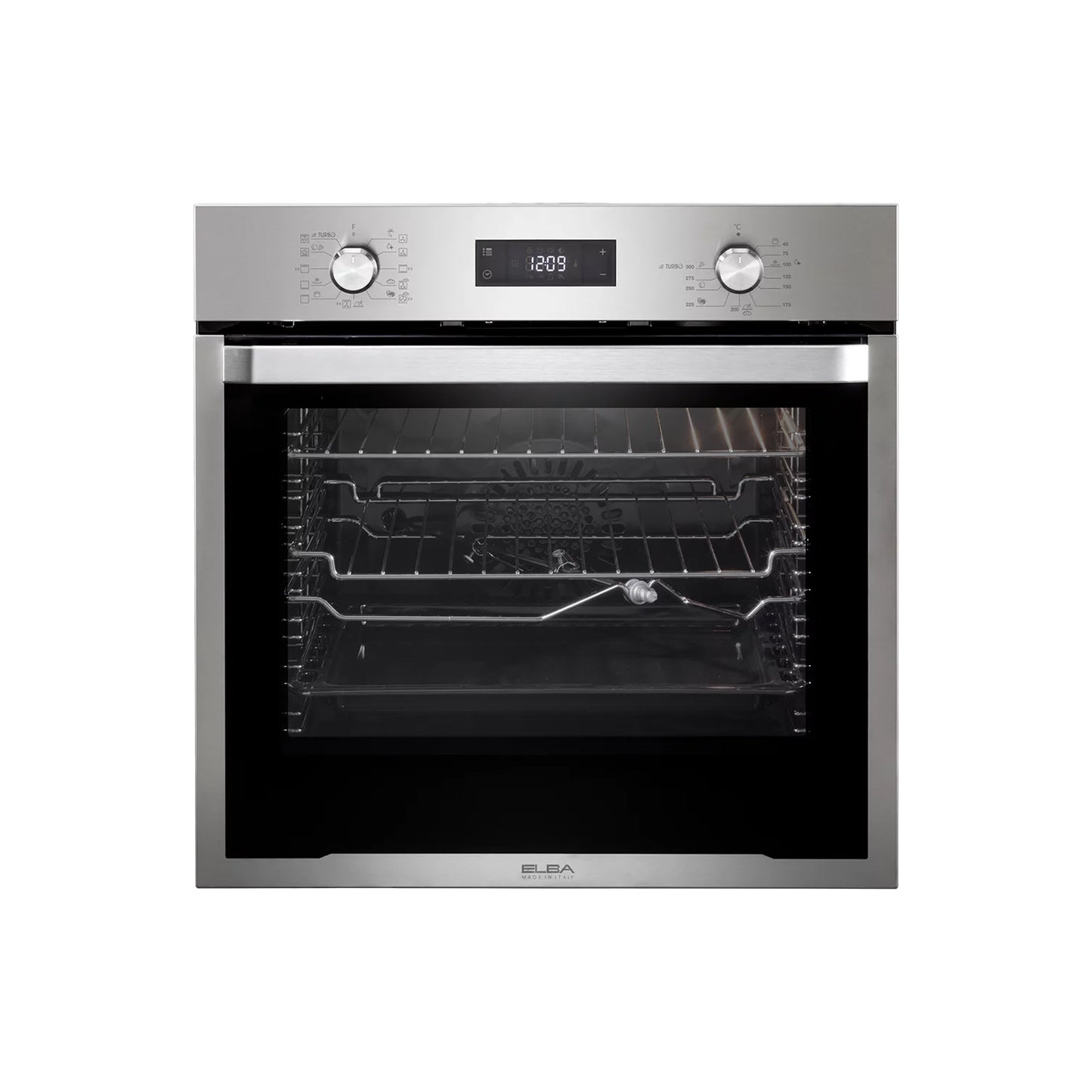 Elba 60cm Electric Multifunction Oven Silver