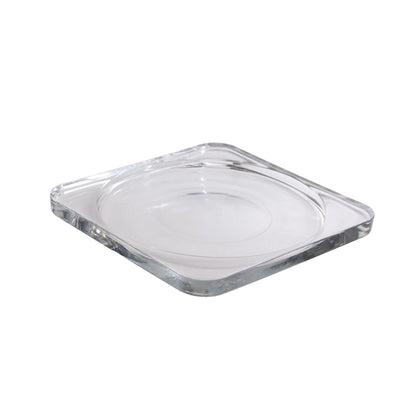 Kitchen Life Edged Glass Cake Platter Clear