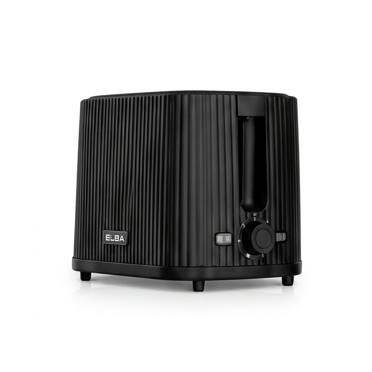 Elba Bellagio 2 Slice Toaster Black