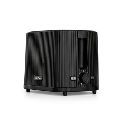 Elba Bellagio 2 Slice Toaster Black