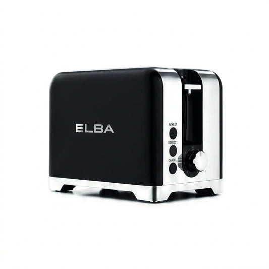 Elba Lusso 2 Slice Toaster Black