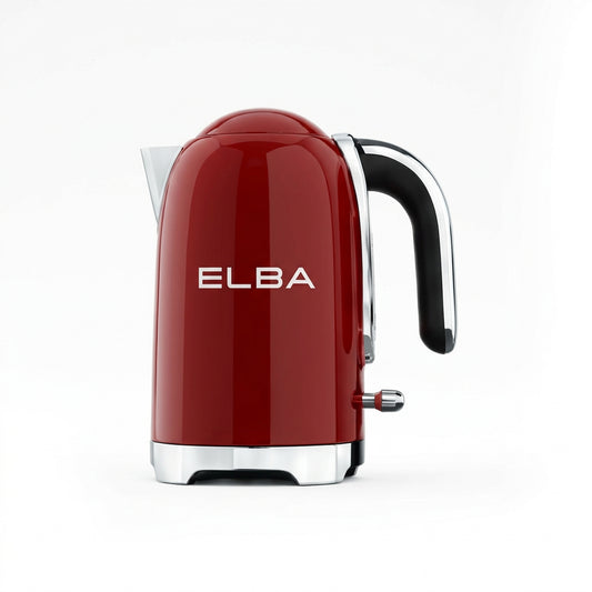Elba Lusso 1.7Lt Cordless Kettle Red