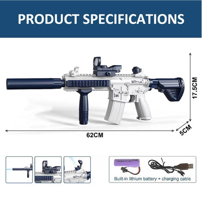 Electric Long Range Water Gun Blue & White