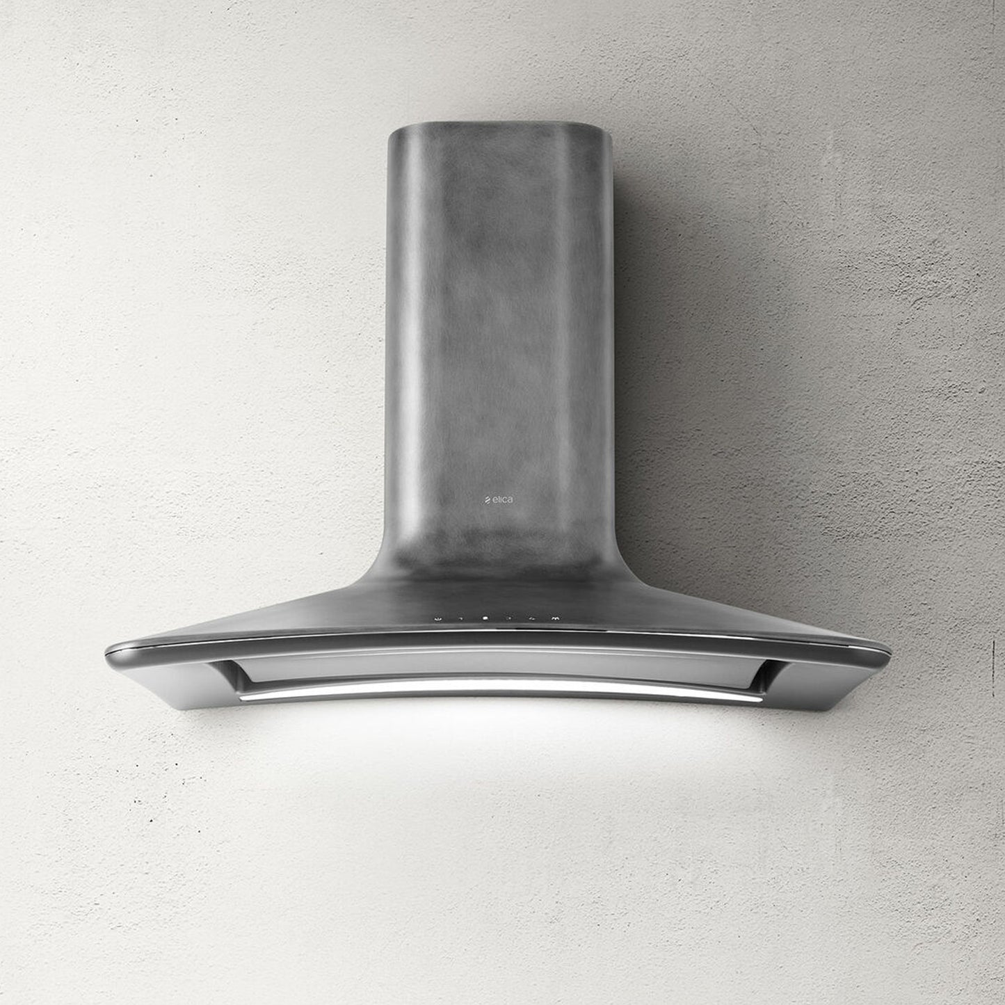 Elica 85cm Wall Mounted Cast Iron Cookerhood Grey