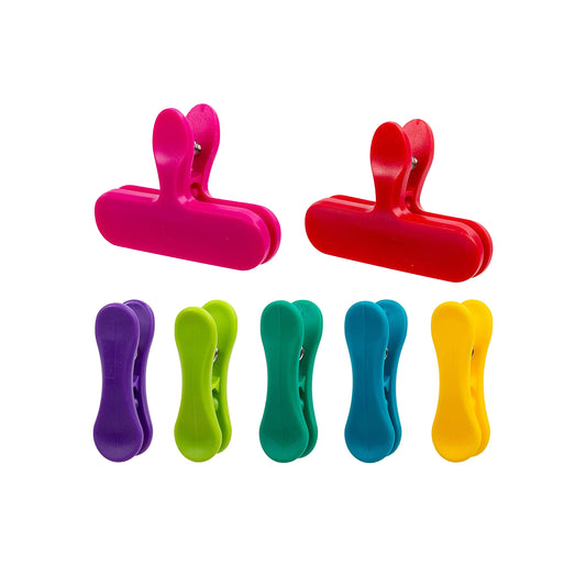 Excellent Houseware 7 Piece Bag Clips Assorted