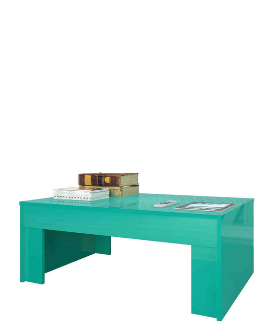 Exotic Designs Center Coffee Table - Turquoise