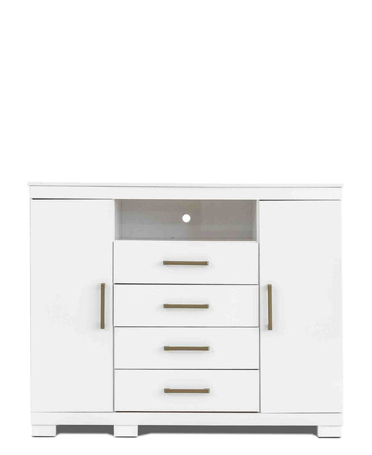 Exotic Designs Chest Of Drawers - White