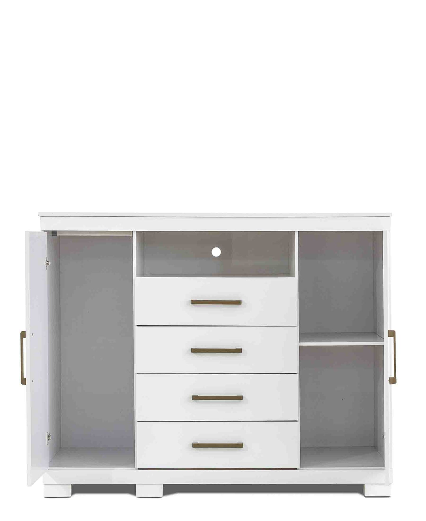 Exotic Designs Chest Of Drawers - White